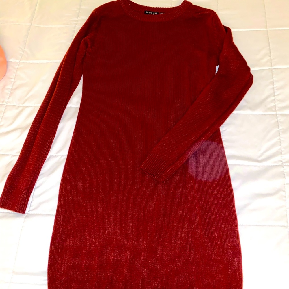 Red body con dress from Asos